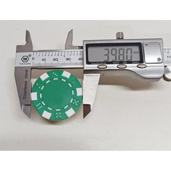 30MM ABS Digital Plastic Rectangle Poker Game Chips Coin Texas Game
