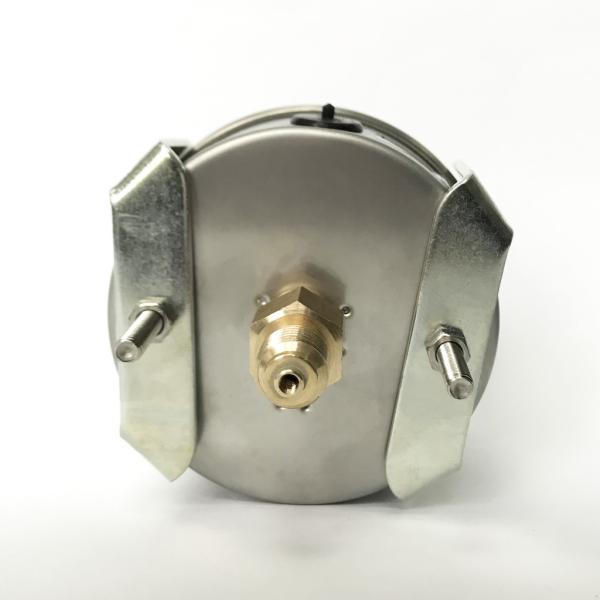 Stainless Steel 60 Psi Pressure Gauge 3 Inches 3/8 NPT Oil Pressure Gauge Bracket