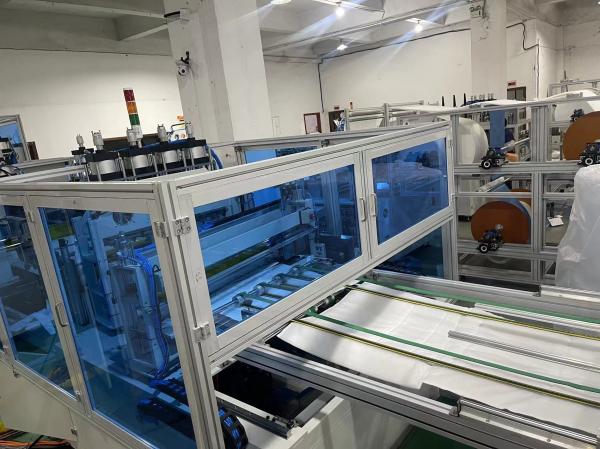 Servo Machine Rotates Machine pode personalizar os sacos trapezoidais primários de vários tamanhos
