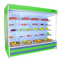 Supermercado Chiller aberto Compressor remoto Ar de arrefecimento Refrigerador vertical de vários andares