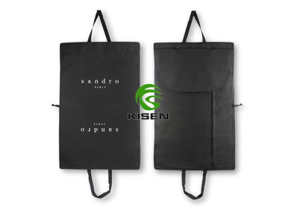 Luxury Dustproof Suit Protector Garment Bag , Non Woven Plastic Garment Bags With Zipper