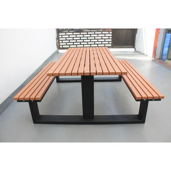 Рециклированный пластиковый деревянный пикник столик и скамейка для открытого воздуха