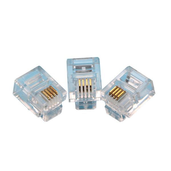 Cat3 6p4c RJ45 Connector Telephone Connecter Rj11 Modular Jack