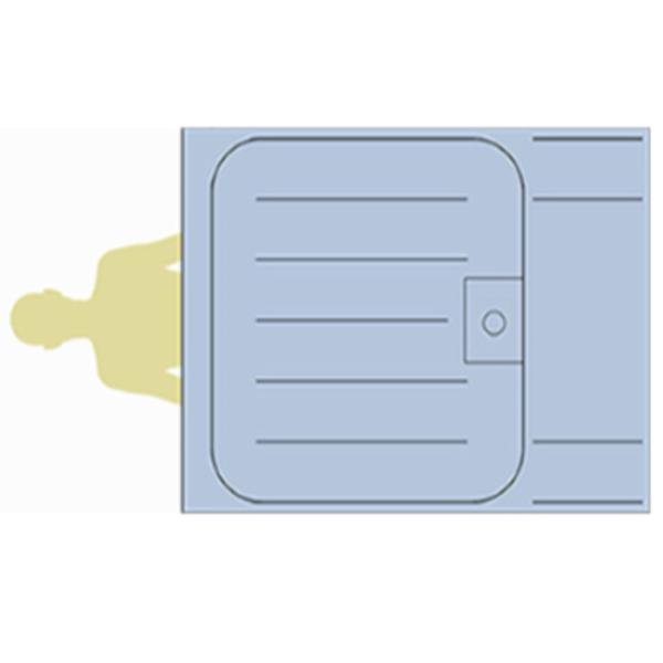 Couverture passionnée de chauffage patiente de secours d'hôpital de couverture