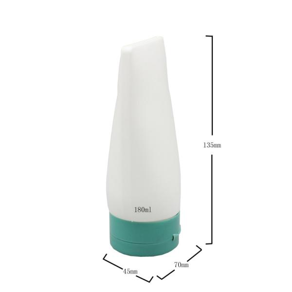 180ml 6oz Flat Soft Tube Facial Cleanser Sunscreen Cream Packaging