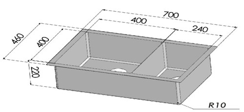 Double Bowl Polishing Kitchen Stainless Steel Sinks with very cheap price