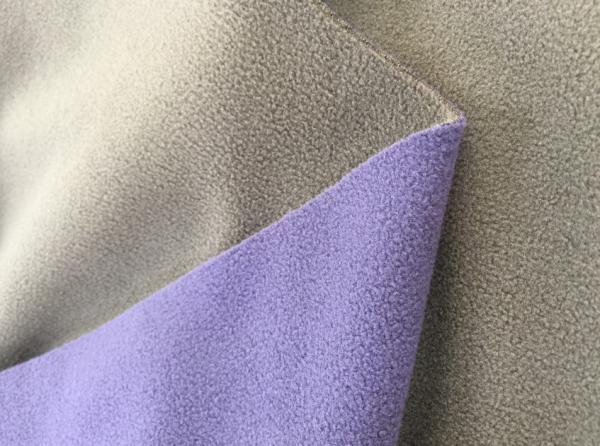 Two sides brushed two sides anti-pilling good thermal superior handfeel for casual suit Polar fleece knitted fabric