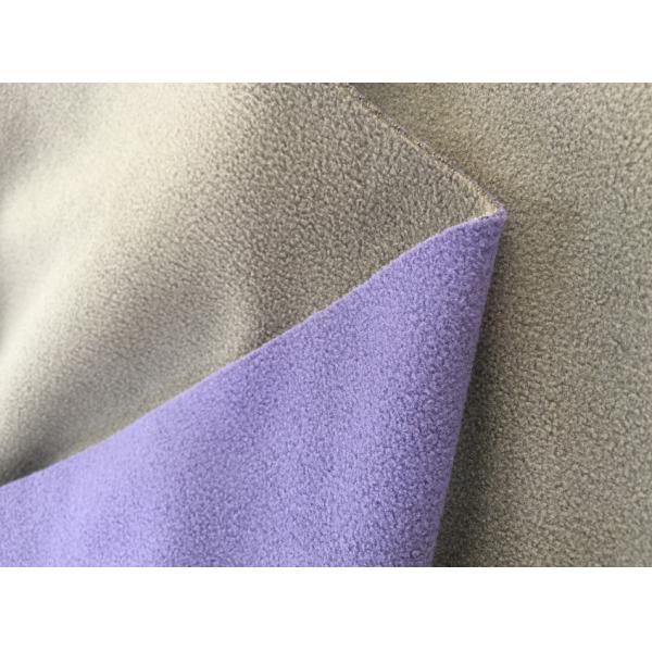 Two sides brushed two sides anti-pilling good thermal superior handfeel for casual suit Polar fleece knitted fabric
