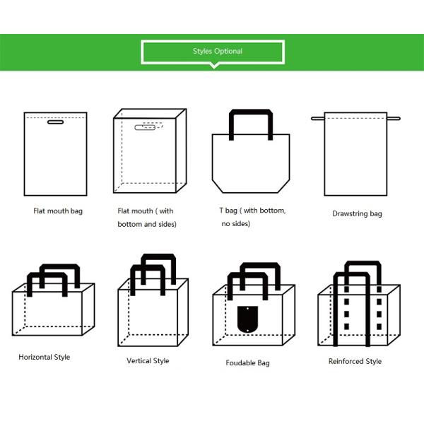 Laminated Hot Pressed Hand Non Woven Carry Bags Customized Environmental Friendly
