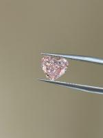 Fancy Intense Rosa Forma de corazón Diamantes cultivados en laboratorio Diamantes certificados por IGI Diamantes rosados
