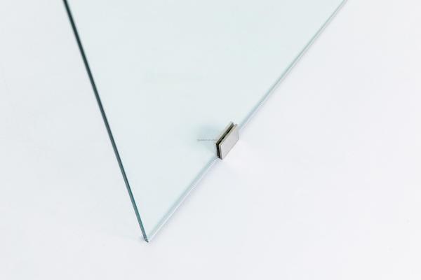 Contemporary Bathroom Must-Have Brushed Nickel Finish Shower Door with Tempered Glass