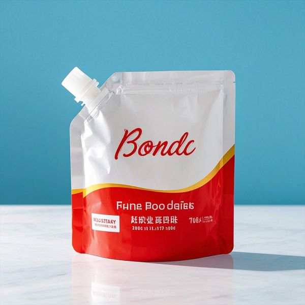 Spout Bag Featuring Zipper Top Leakproof Aluminum Foil Food Grade Packaging for Liquid Laundry Detergent Bean Berry Jelly
