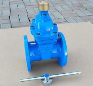 GOST Lock Cast Iron Gate Valve With Flange Connection For Water