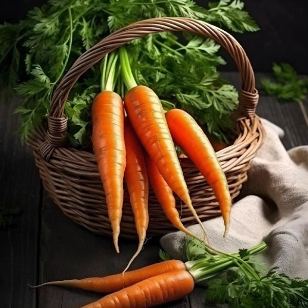 Organic Red Orange Fresh Carrots Nutritious and Healthy Farm-Fresh Agricultural Produce