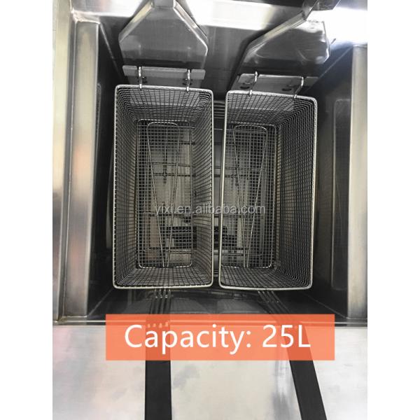 Коммерческая автоматическая подъемная и нисходящая электрическая открытая чипсовая фритюрка