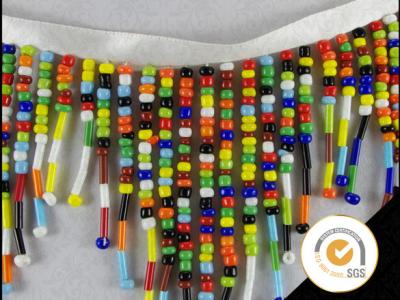 Elegant Fashion Tassel Curtain Decoration beaded Trim Fringe, curtain tassels plastic beaded tassels curtains