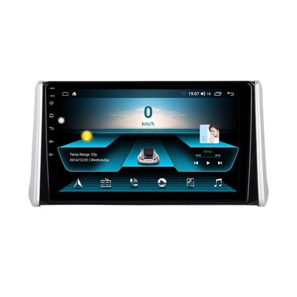 Android 10 Cuad Core 1GB + 16GB para Toyota RAV4 2018-2020 Radio de automóviles WIFI FM GPS Pantalla de automóvil con cámara