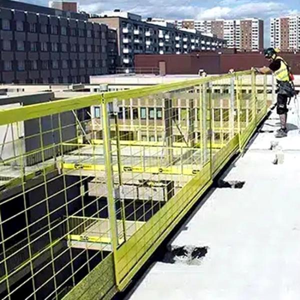 Construction Site Edge Protection Fence Panel Powder Coated
