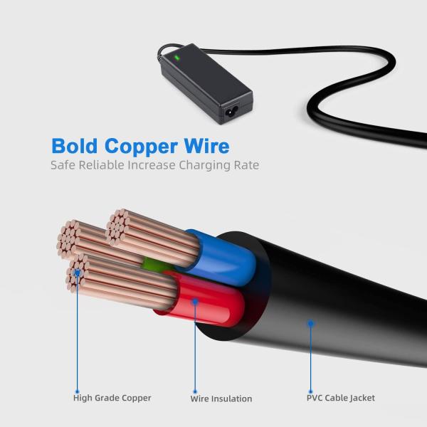 90W Universal Input Voltage Desktop Power Adapter with Multiple Safety Protections