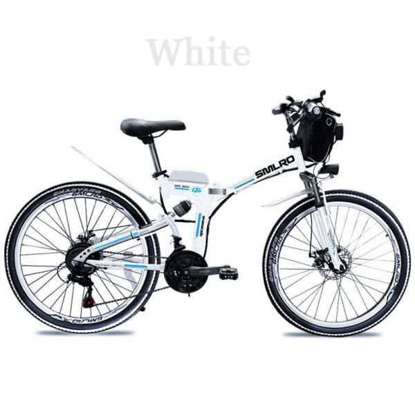 Aluminum Alloy Folding Electric E Bike Wear Resistant Steel Suspension Frame
