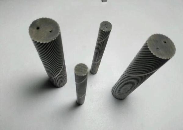 Single Hole Solid Carbide Round Blanks , Carbide Round Bar Dimension Customized