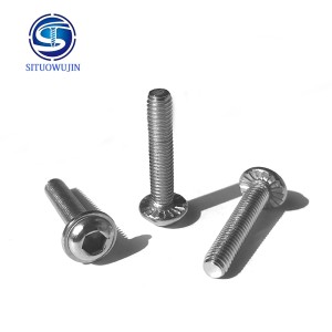 Stainless Steel Flange Screws M5 Anti Slip Hexagon With Nut And Washer Ship Accessories