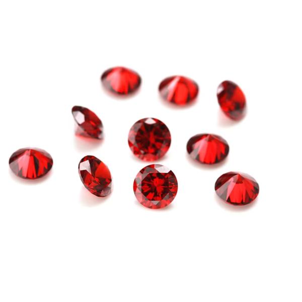 Оптовая торговля 3A цвет Cz камни Малый размер Круглый рез 0,8 мм до 3 мм Свободный драгоценный камень Синтетический кубический циркония для продажи