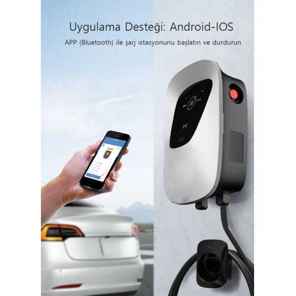 Зарядная станция для электромобилей одиночной фазы Валбокс зарядного устройства Эв типа 7 квт 1 умная домашняя