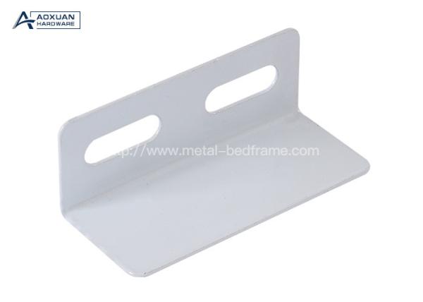 Powder Coating 2 Holes 50mmx78mmx2mm White Corner Brace