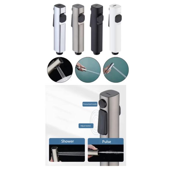 Пластиковый двухфункциональный туалетный компаньон Спрей пистолет давление соприкосновение Чистое мытье тела мытье пистолет