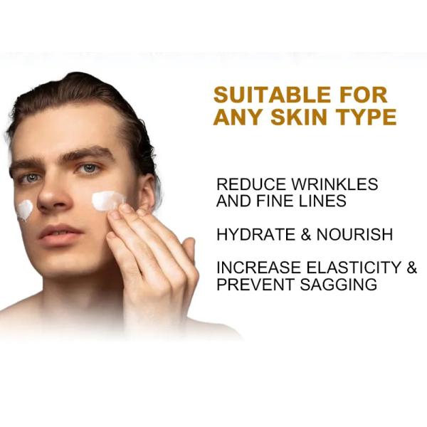 Crèmes au collagène pour hommes OEM Produits de soin de la peau ODM Crème à l'acide hyaluronique