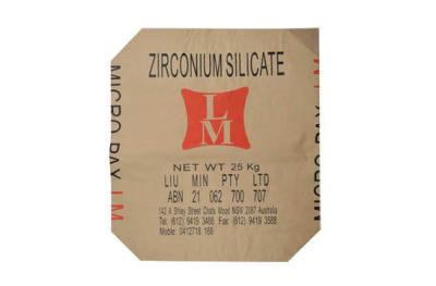 Zirconium silicate packing sack