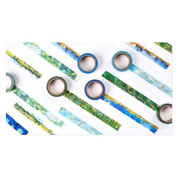 Van Gogh Painting Washi Paper Tape 1.5cm*7m For Album DIY Diary Decorative Stickers