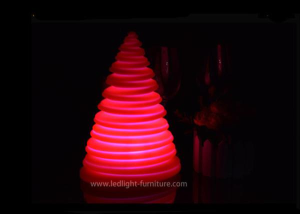 Candeeiros de mesa decorativos do diodo emissor de luz da visão criativa, candeeiros de mesa a pilhas sem corda 