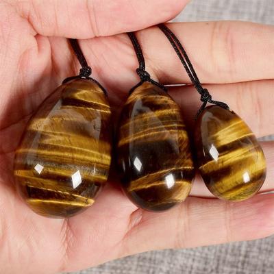 ODM 3 d'OEM en 1 oeuf de Rose Quartz Tigers Eye Yoni pour le vagin