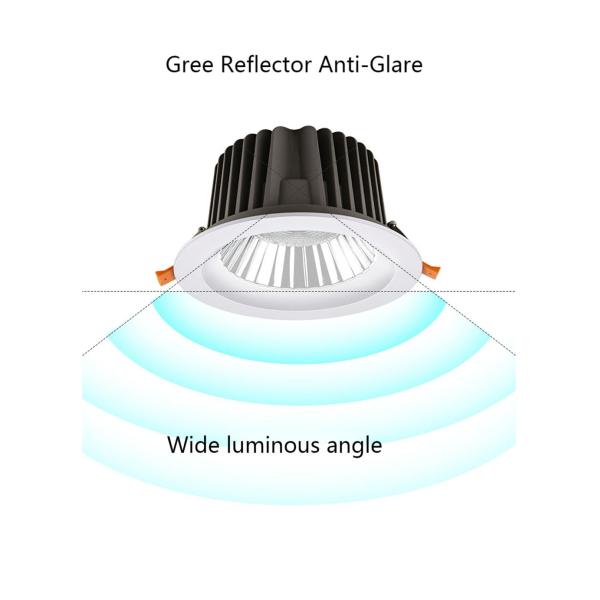 50W 4000K LED Ceiling Downlights Anti Glare With φ195mm Holes
