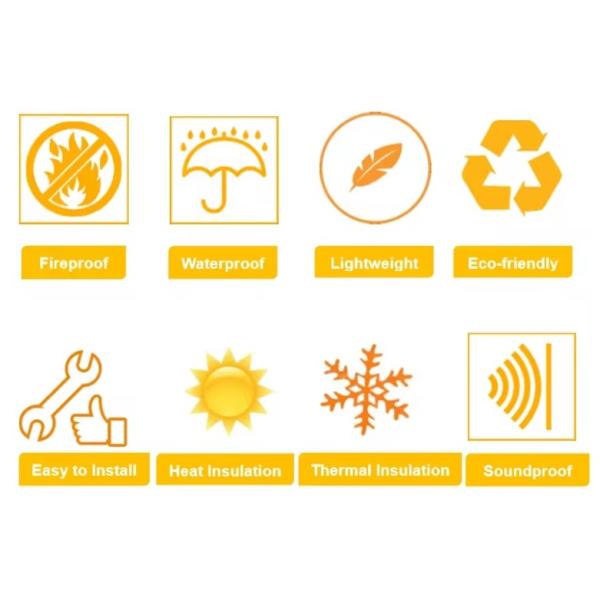 Огнеупорная изоляция стекловолокна стекловолокна 50 мм Огнеупорная для строительства