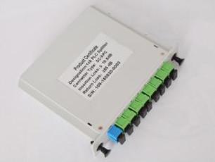 SC Connector Single Mode Fiber Optic Splitter With Plastic Small Box