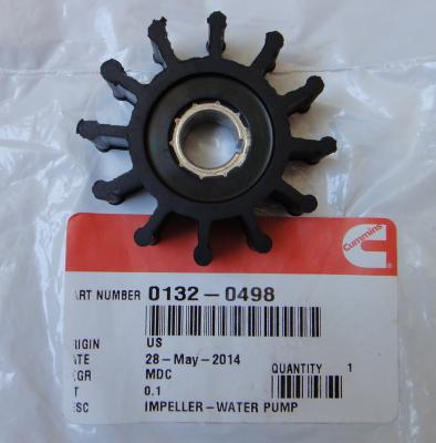 USA ONAN CUMMINS diesel generator parts,Impeller of seawater pump for ONAN, 0132-0498,05411316