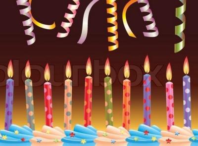 Multi Colored Pretty Birthday Candles Customized Printed For Festivals / Valentine's Day