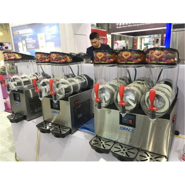 Full Stainless Steel Frozen Granita Machine , Margarita Slush Frozen Drink Machine