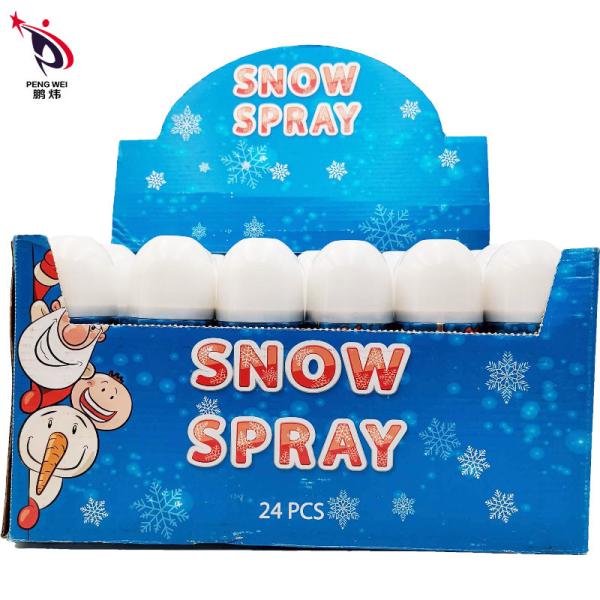 Odorless 250ml Fake Snow For Wreaths , Harmless Santa Artificial Snow Spray