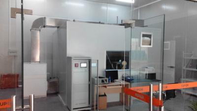 50Hz Air Flow Test Equipment 1Kw Air Cleaner 30M³ Chamber Equipped With Glass