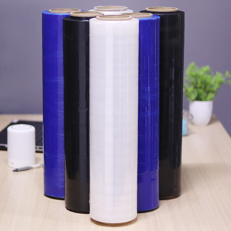 Fashion Colored High Elastic Tear Resistant Hand Stretch Film for Gift Wrapping Daily Necessities Small Goods Bundling