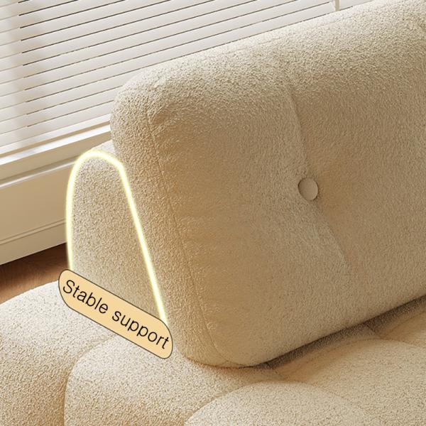 Metal Frame Fabric Sofa Bed for Study Balcony Small Apartment 88cm Single Folding Dual-purpose Sitting and Sleeping