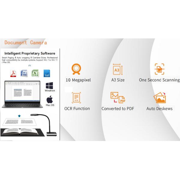USB 2.0 Visualizer Document Camera Scanner A3 A4 A5 size