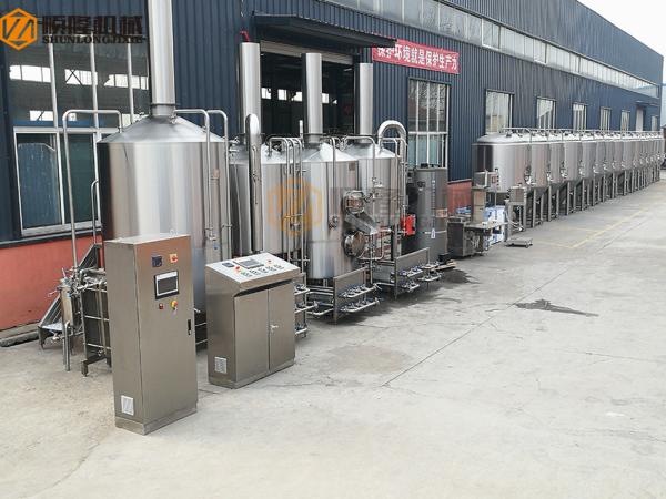 1000 L SS Micro Beer Brewing Equipment High Efficiency CE Certification