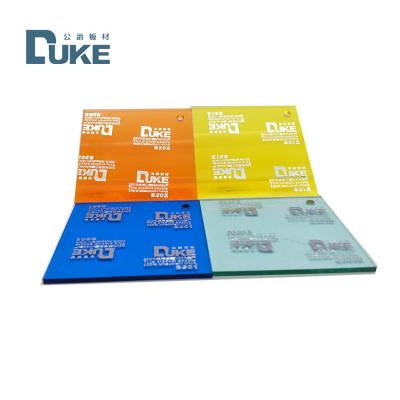 2 mm 3 mm 5 mm Folha de acrílico resistente ao calor quadro publicitário 1,2 g/Cm3