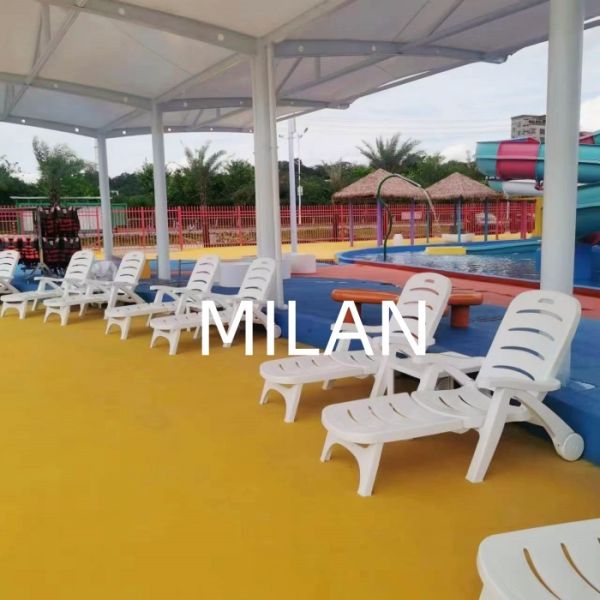 Durable PP Material Lounger,Chair,Table for leisure usage in Park,Restort