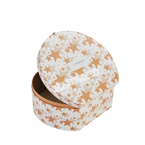 Fashion Round Suitcase Hat Box Paperboard Suitcase Box With PU Handle For Clothing